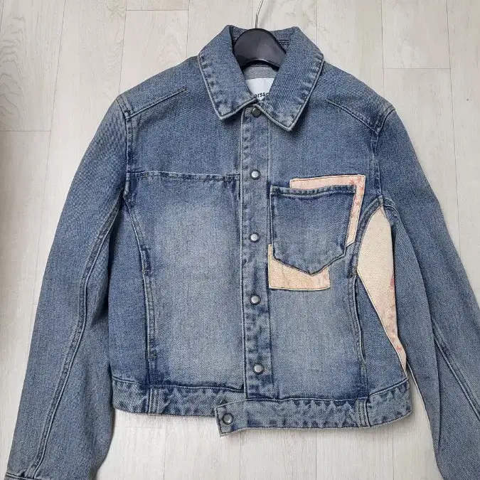 앤더슨벨 clown patch denim jacket 데님자켓