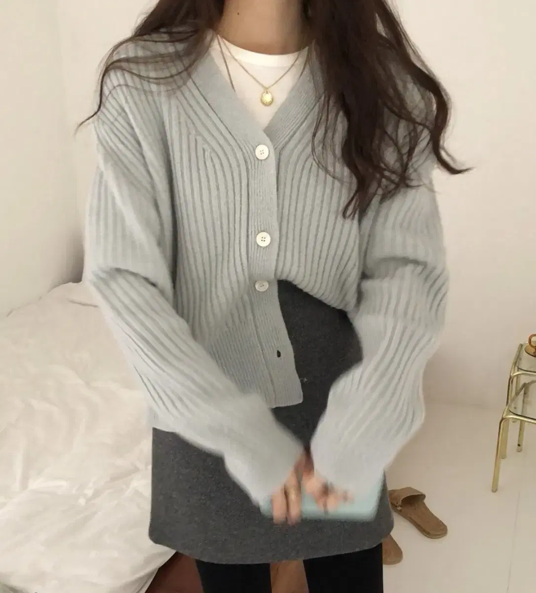 제이엘프 프레디아 cardigan (wool 80%)