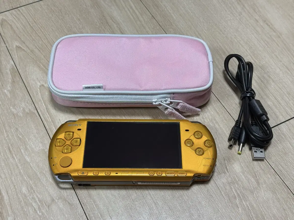 PSP 3005 정발 옐로우 골드 세트