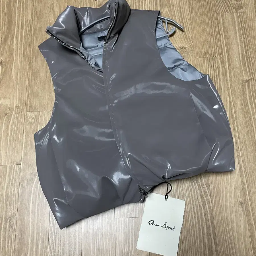 오마르 아프리디 Foamed Vest, Grey