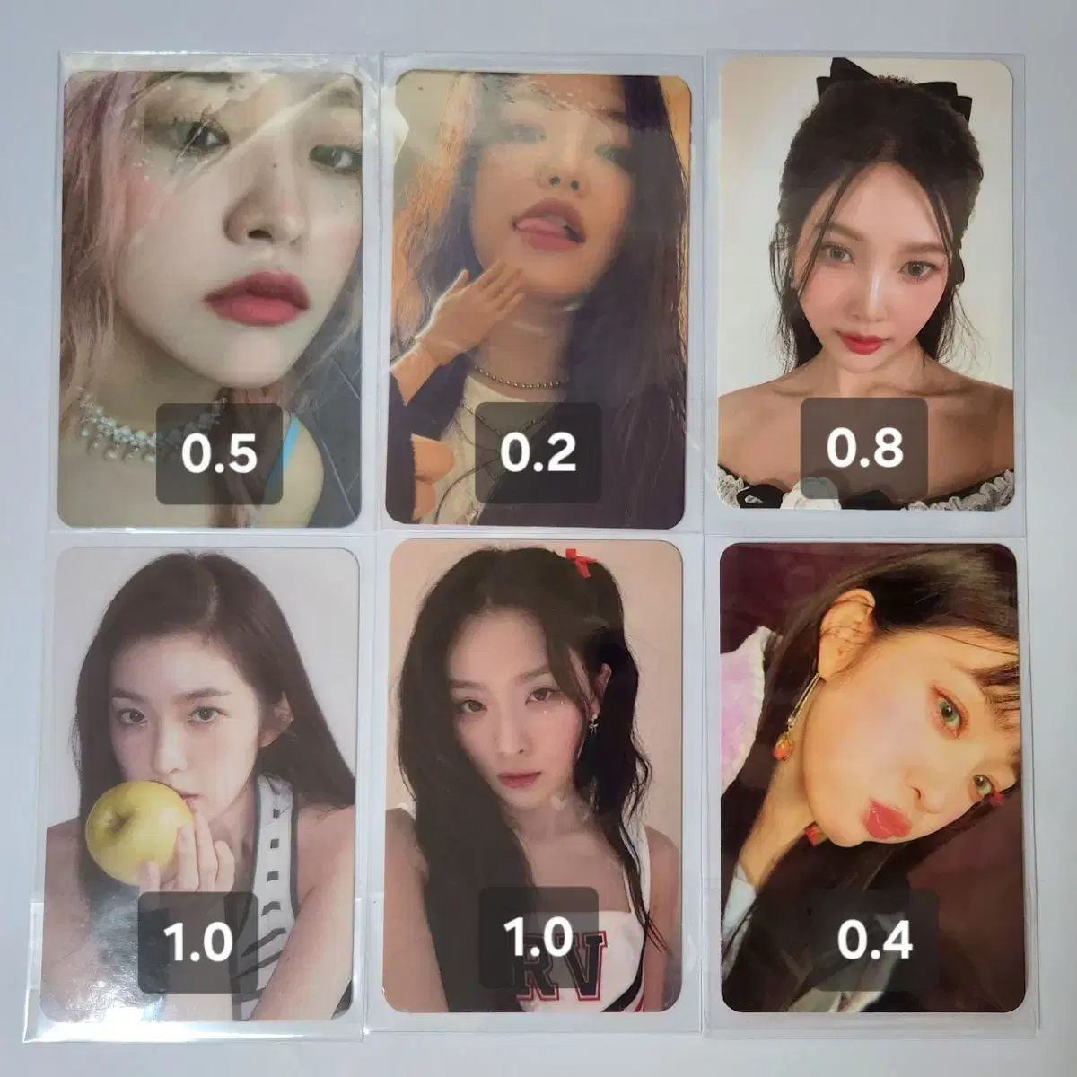 Red Velvet photocard photocard irene seulgi joy yeri album unreleased photocard