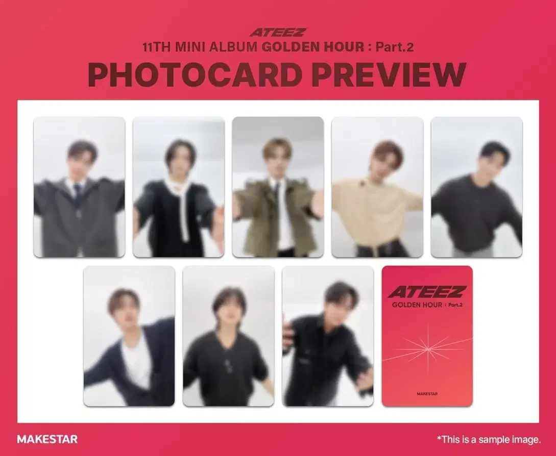 ateez golden hour makestar naanah unreleased photocard photocard buncheol wts sell