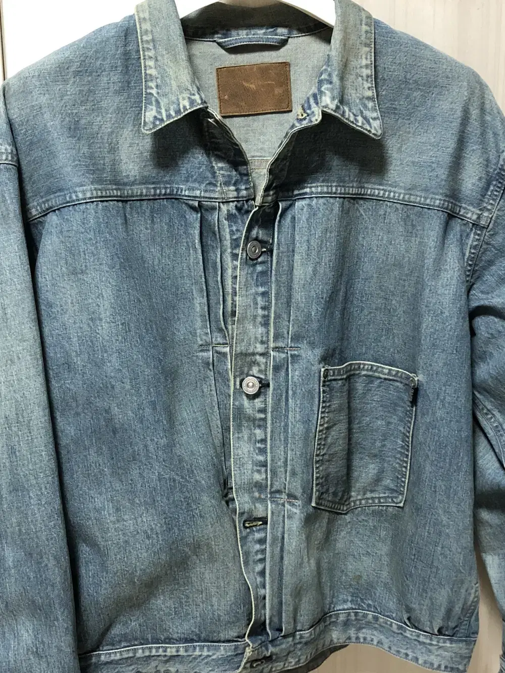 [42] 올드조 Riveted One Pocket Jean Jacket