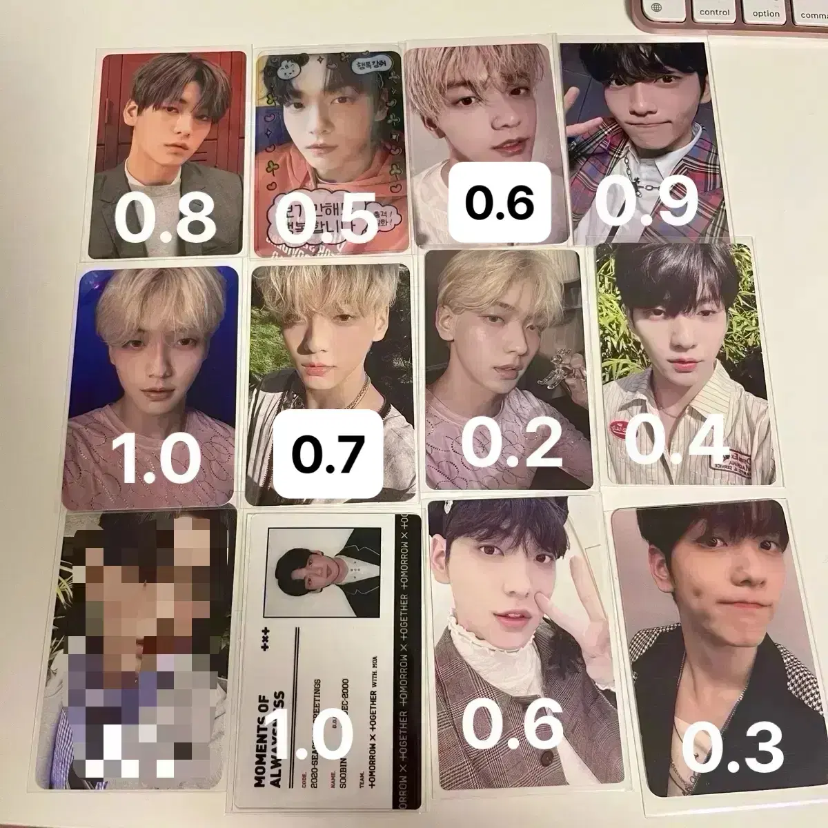 txt soobin photocard yeonjun beomgyu ld unreleased photocard sealed album alsobin seasons greetings dolls