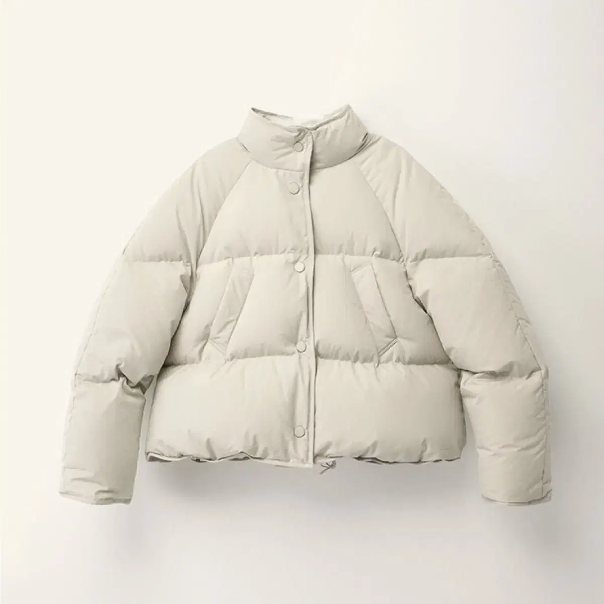 낫띵리튼 Cropped string puffer jacket