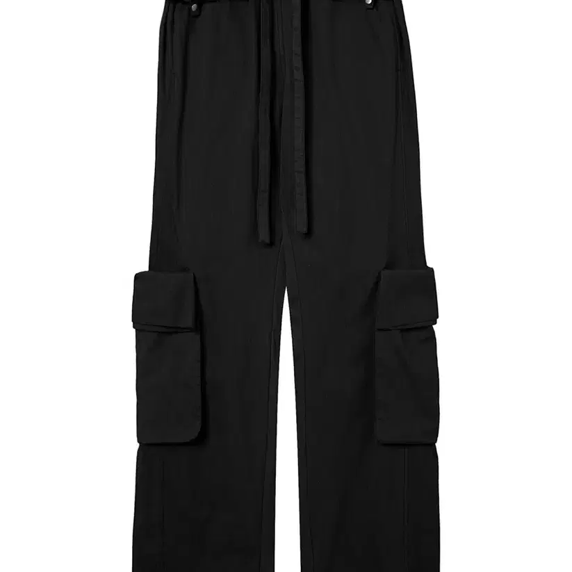 오픈와이와이 open yy rolled cargo pants black