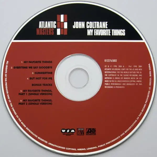 John Coltrane - My Favorite (CD)유럽반04미개봉