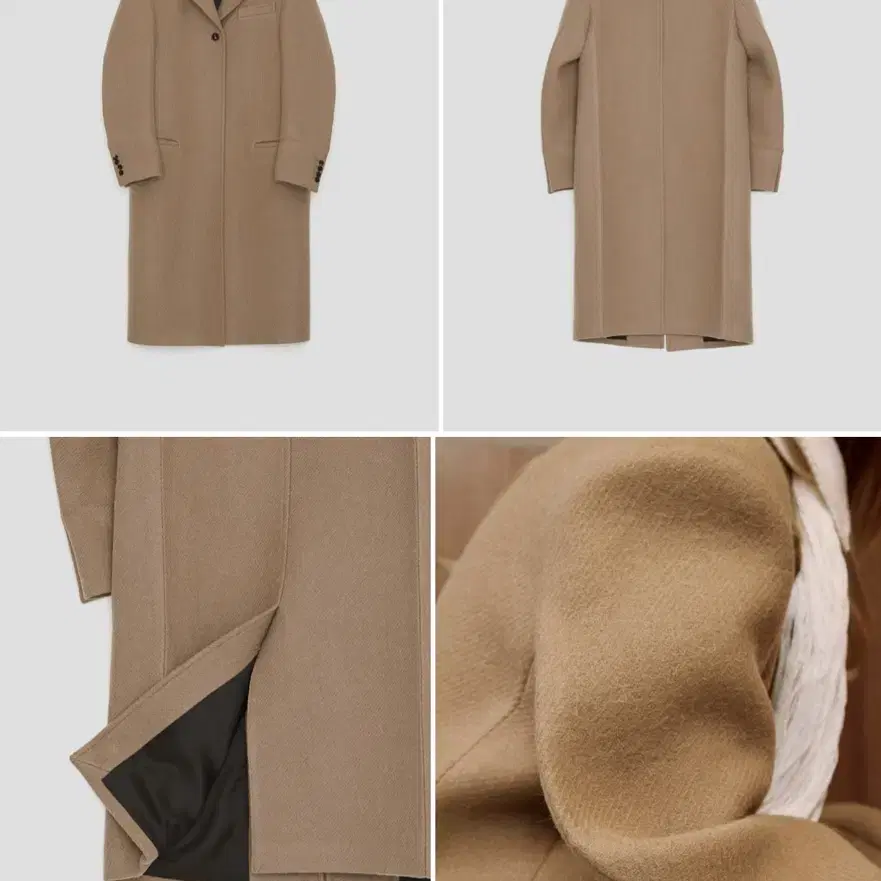 렉토 코트 KUSE LIGHT OVER-SIZE WOOL COAT (BE