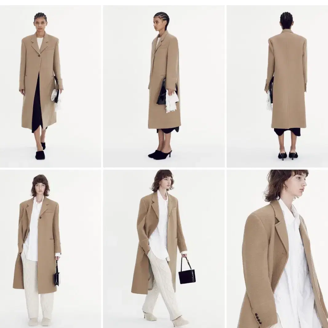 렉토 코트 KUSE LIGHT OVER-SIZE WOOL COAT (BE