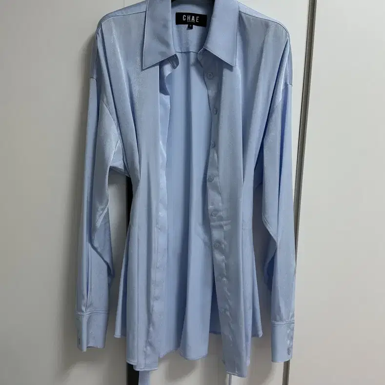 채뉴욕 The Boss Long Silk Shirts [Blue] S