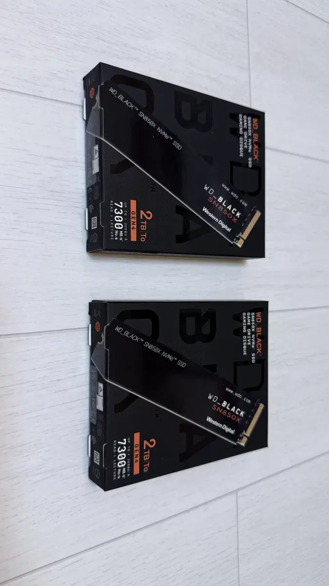 WD_BLACK SN850x 2TB SSD (미개봉)