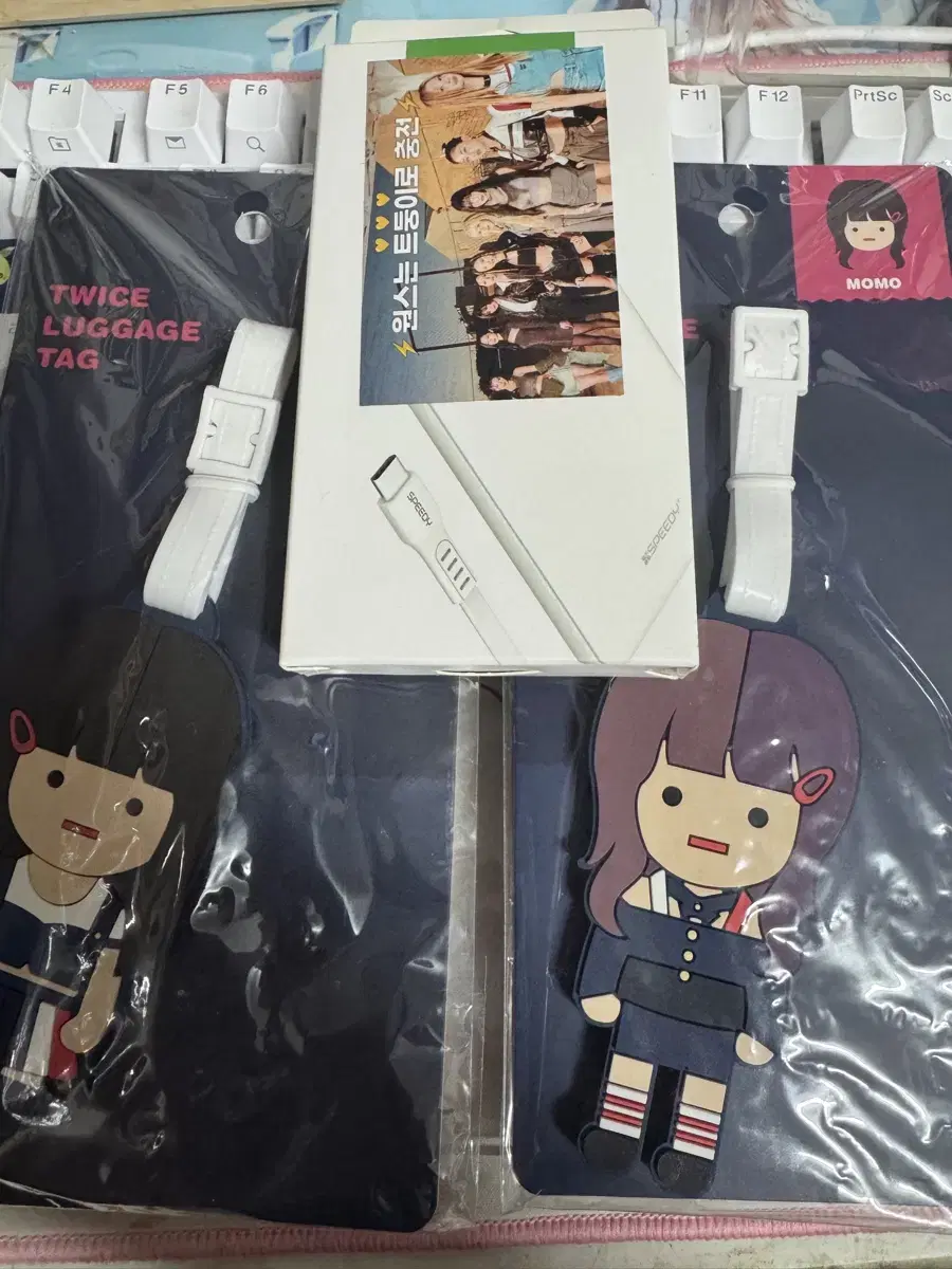 트와이스 모모 지효 러기지택 twice luggage tag