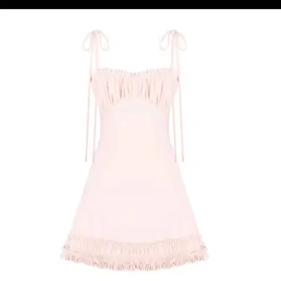 (미개봉) cupid  ruffle dress 핑크