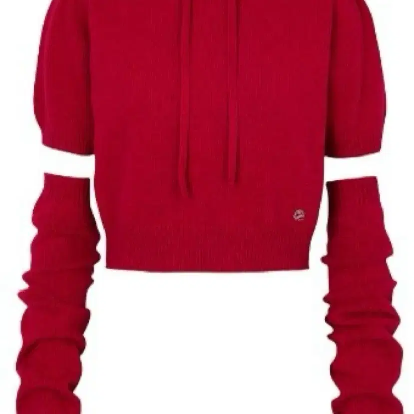 페인오어플레져 AMY HOODIE KNIT RED 팝니다