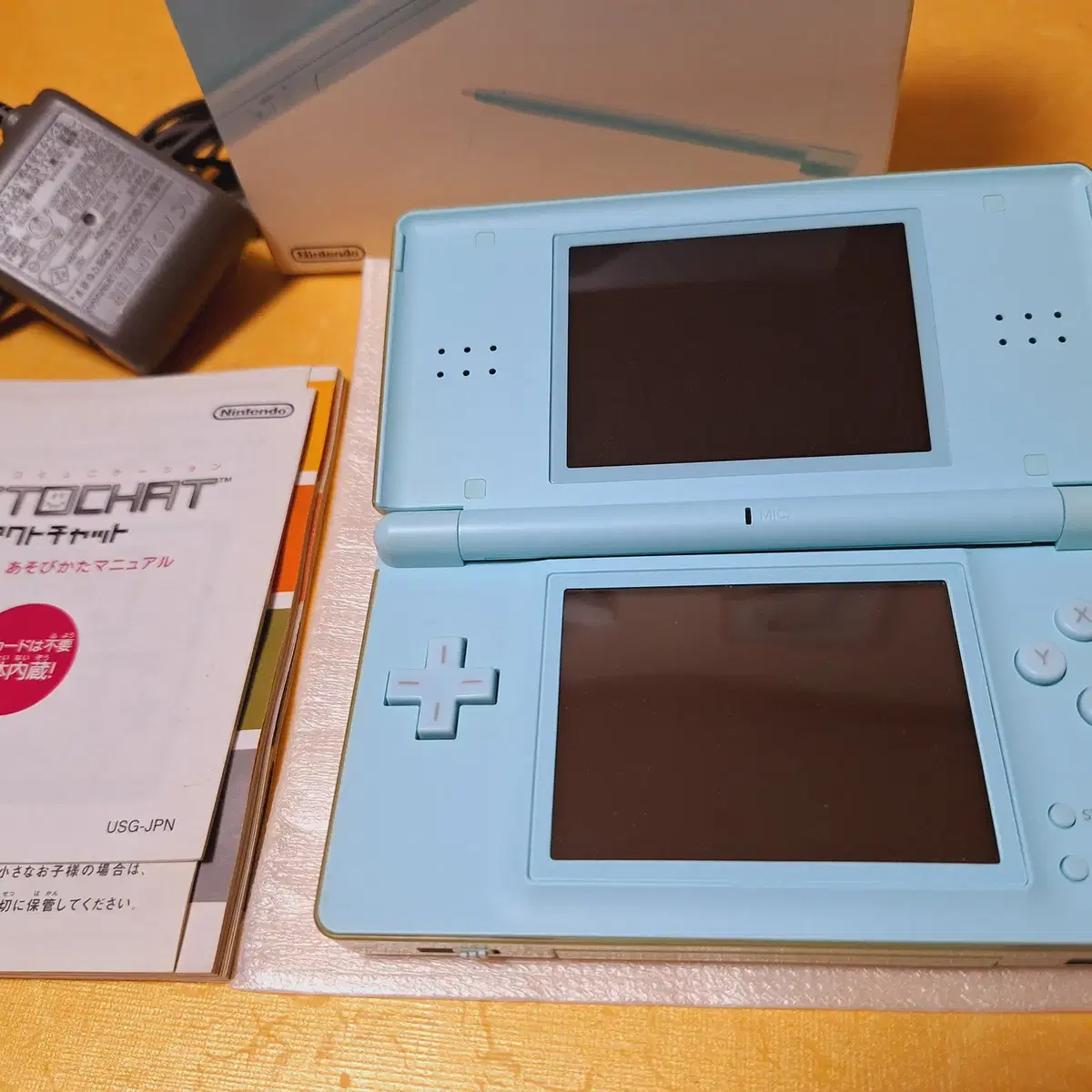 미품급 닌텐도 DS LITE 아이스블루 일본판 박스셋 dslite dsi