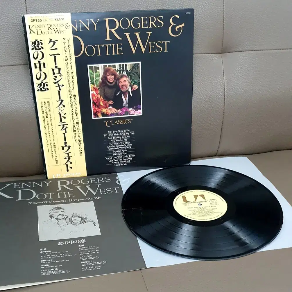 LP ㅡ Kenny Rogers & Dottie West  / 수입음반