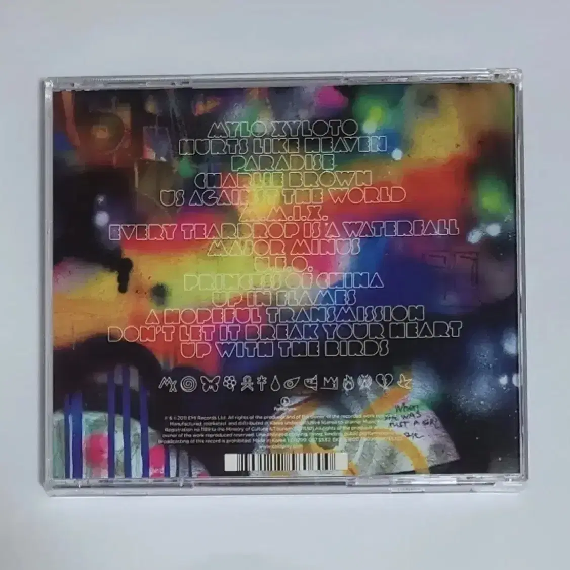 콜드플레이 Mylo Xyloto 앨범 시디 CD