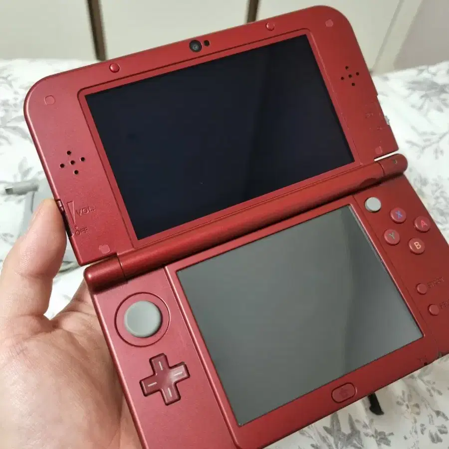 뉴 닌텐도 3dsxl 메탈릭레드 풀구성 A급