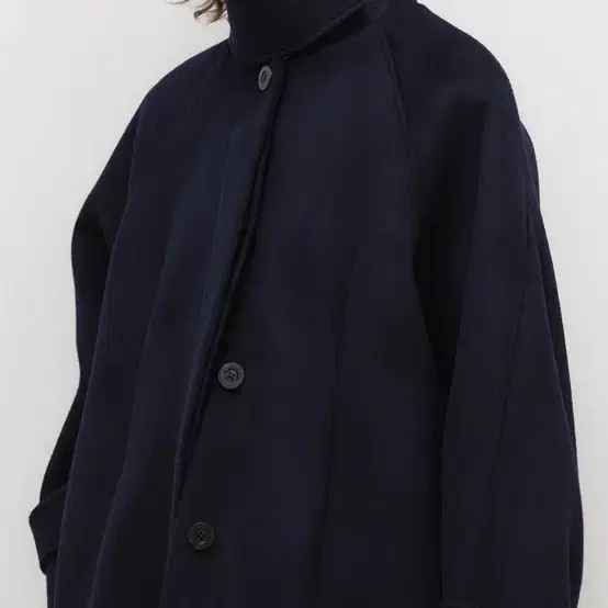 에핑글러 HIGH NECK COAT - CASH NAVY