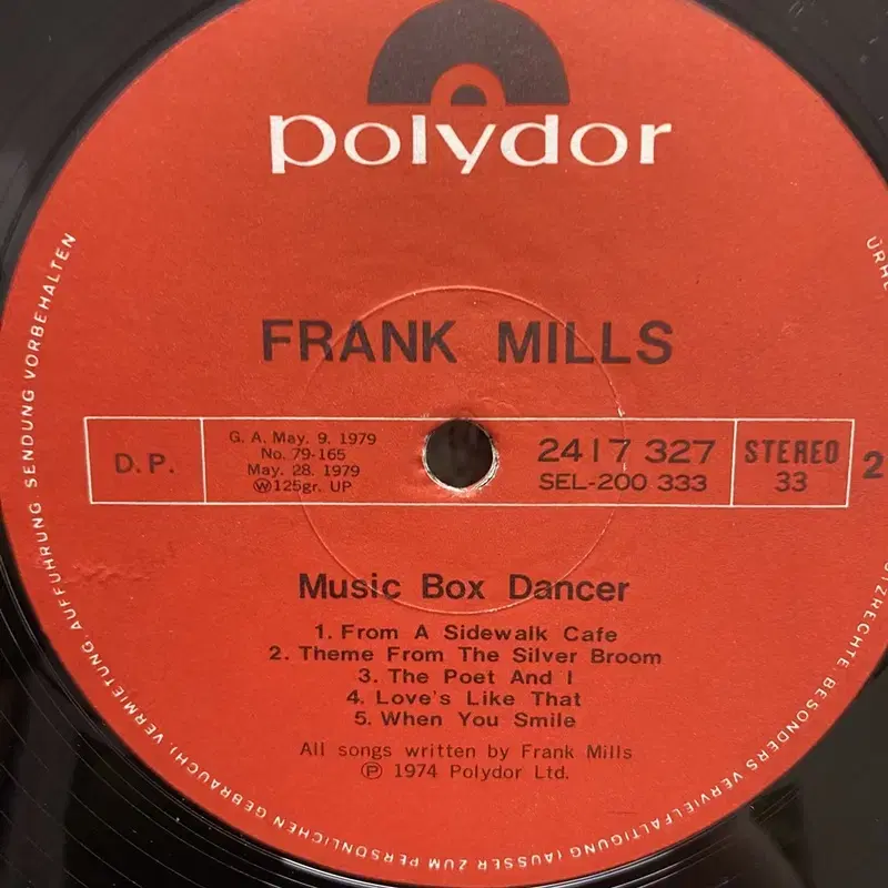 FRANK MILLS  LP / AA6801