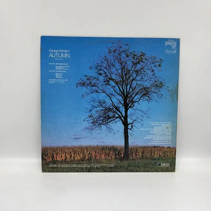 GEORGE WINSTON AUTUMN LP / AA6809