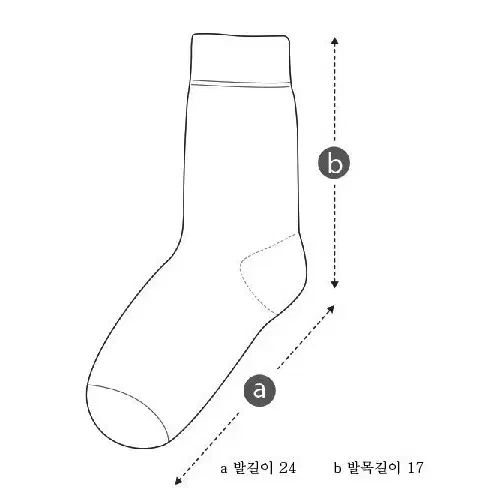 코오롱 상록수 등산양말 4족-1세트