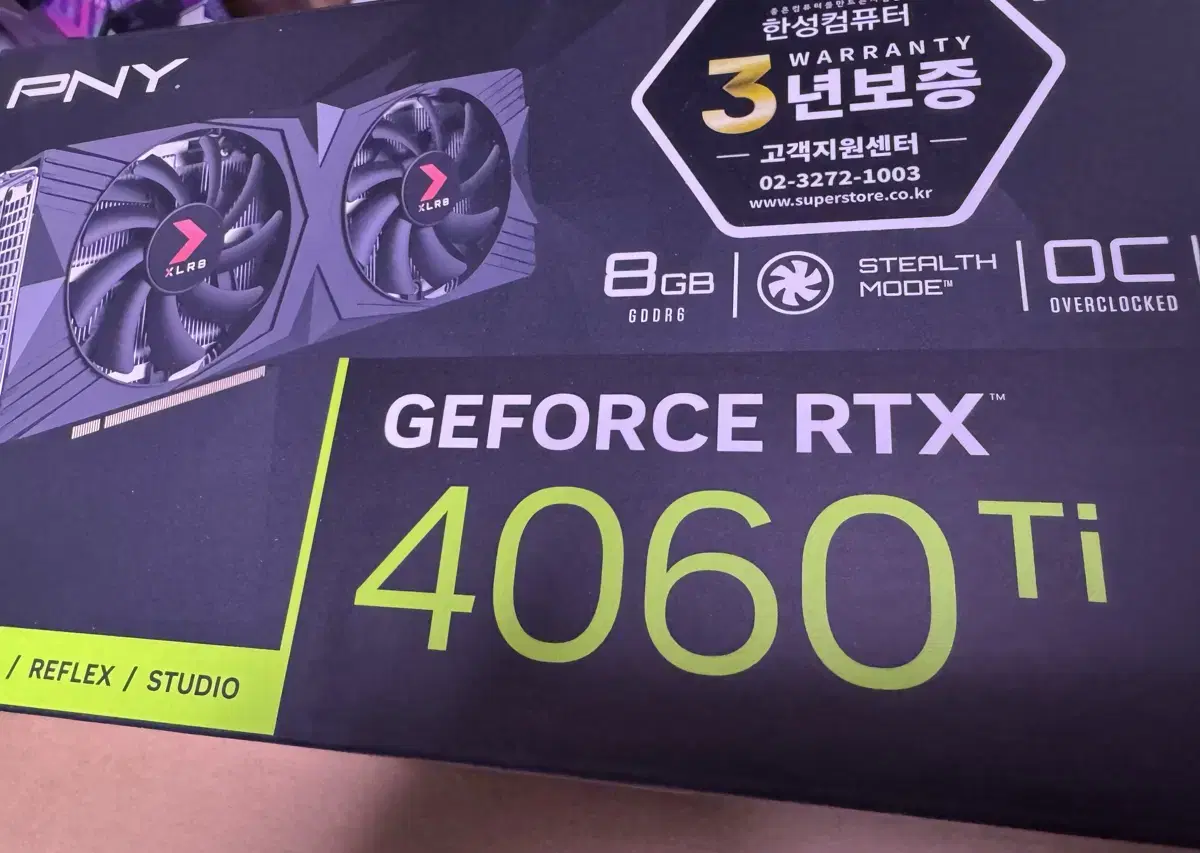 RTX 4060 Ti PNY XLR8 미개봉