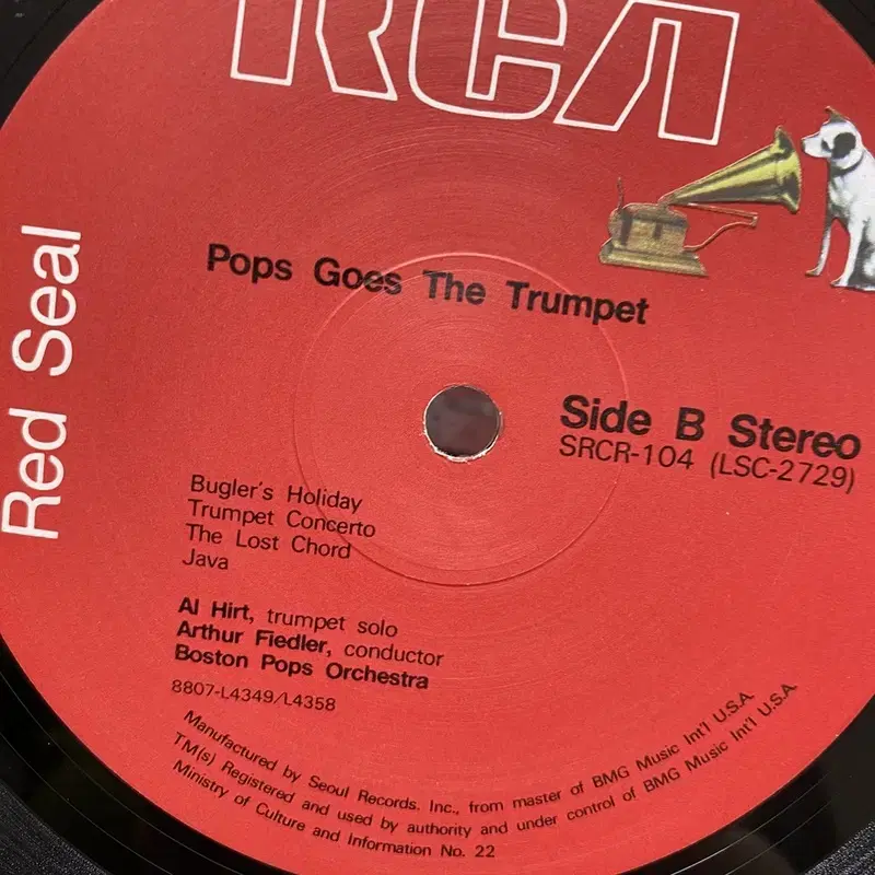 POPS GOES THE TRUMPET  LP / AA6822