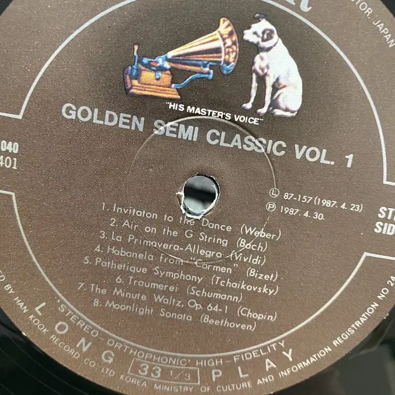 GOLDEN SEMI CLASSIC LP / AA6824