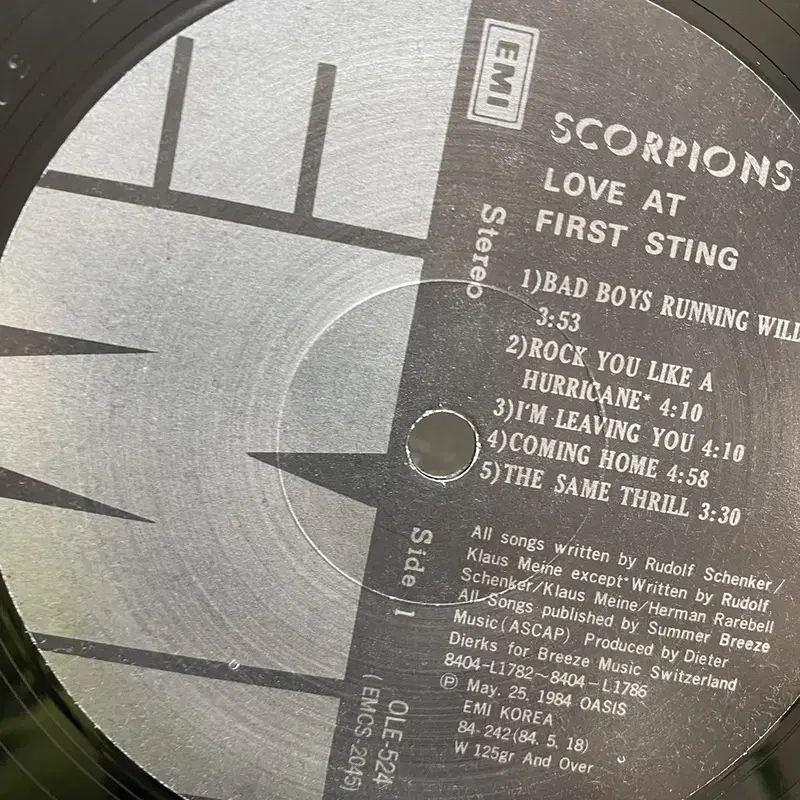 SCORPIONS LP / AA6829