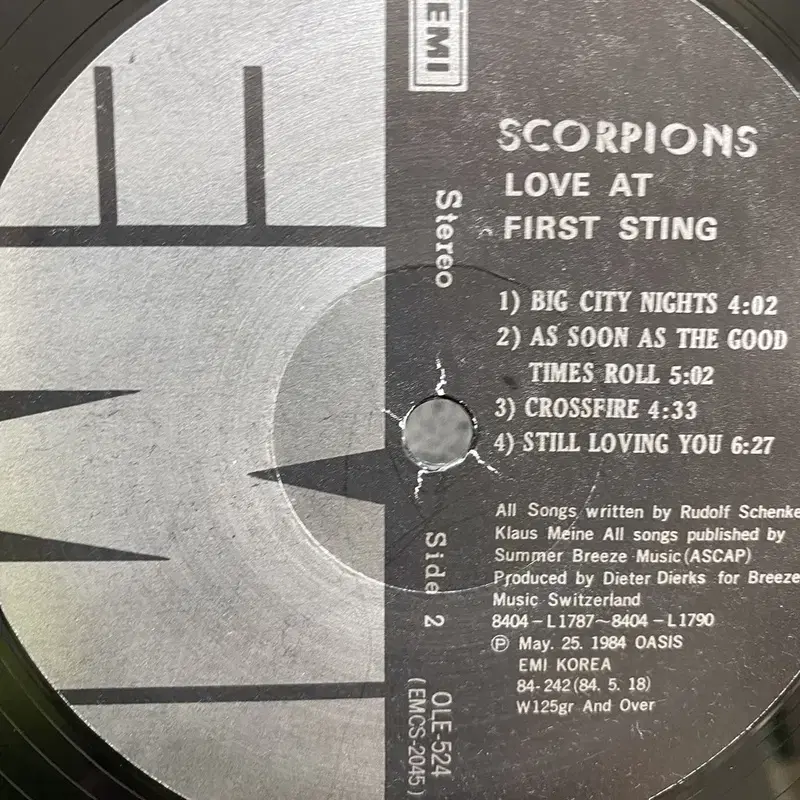 SCORPIONS LP / AA6829