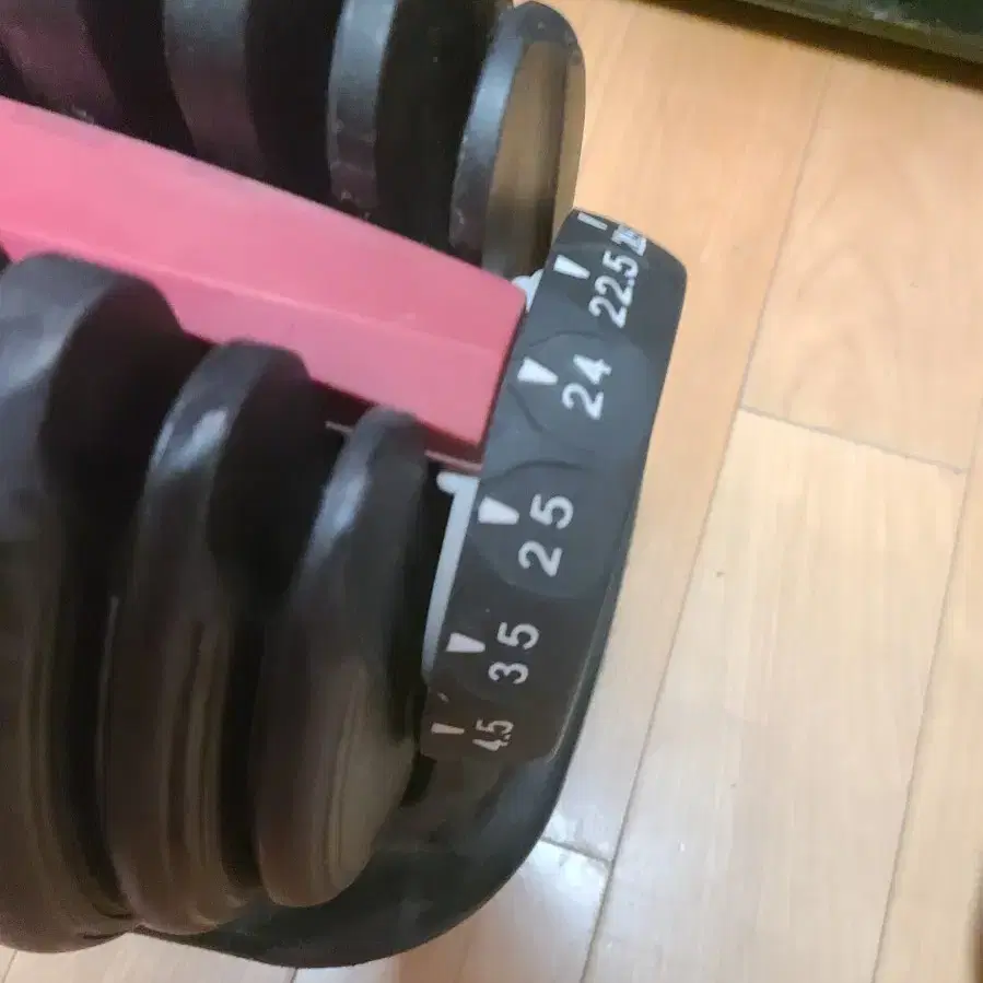 24kg 무게조절 덤벨 한 쌍