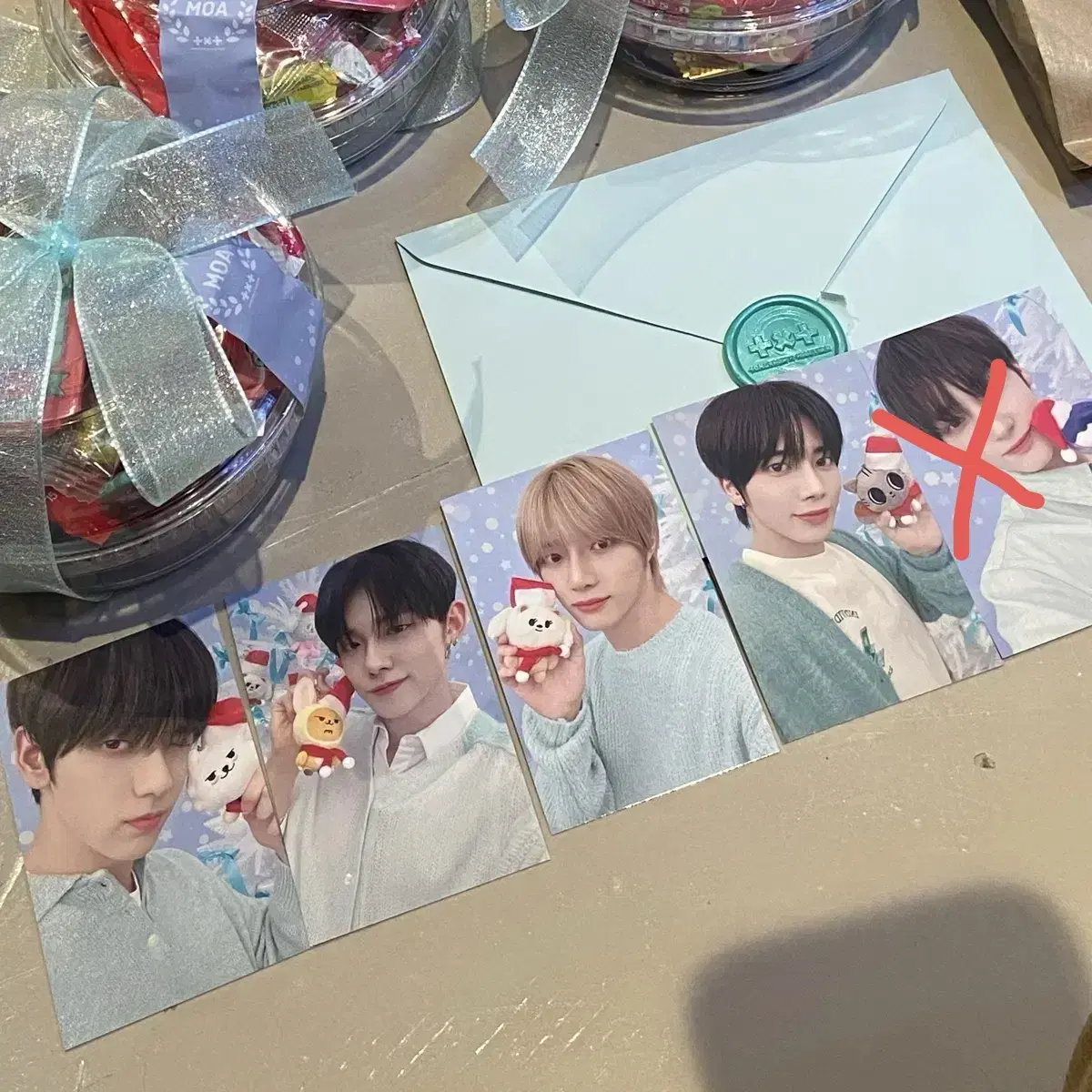 txt yeonjun gum pre-record reverse jo photocard set wts