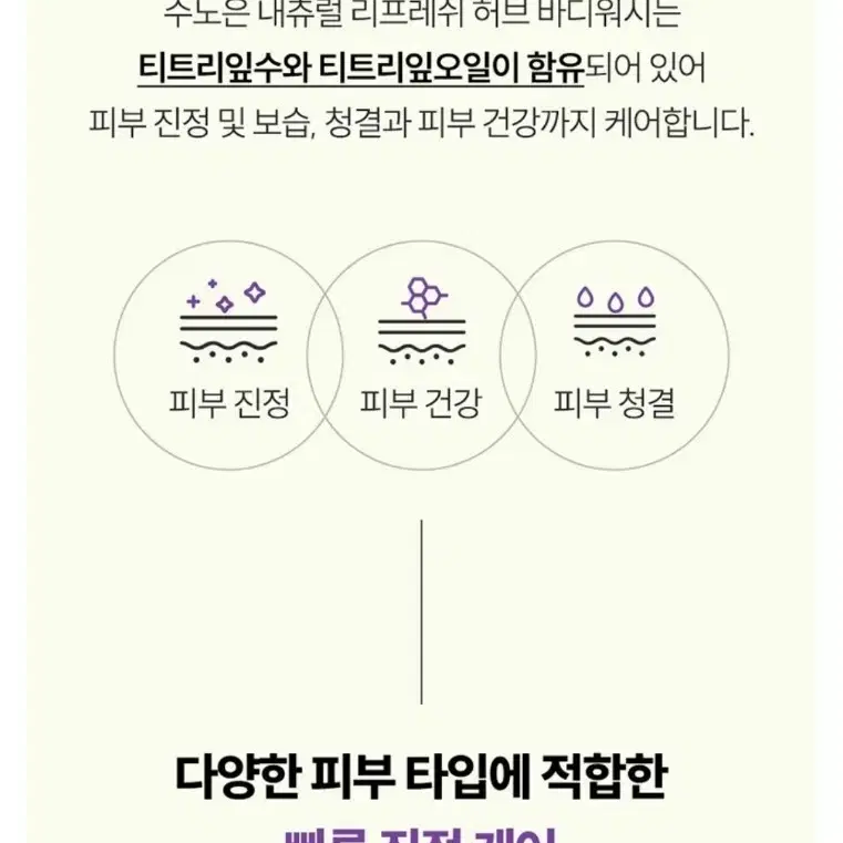 새상품) 수노은 내츄럴 허브 약산성 퍼퓸 등드름 바디워시, 1L