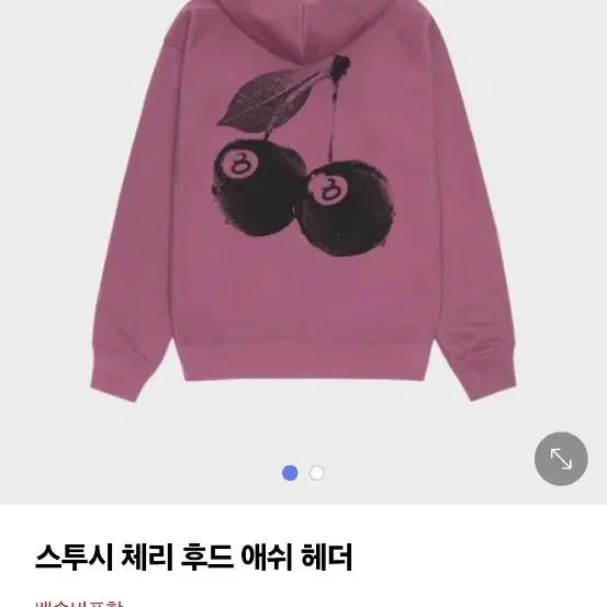 스투시 체리후드