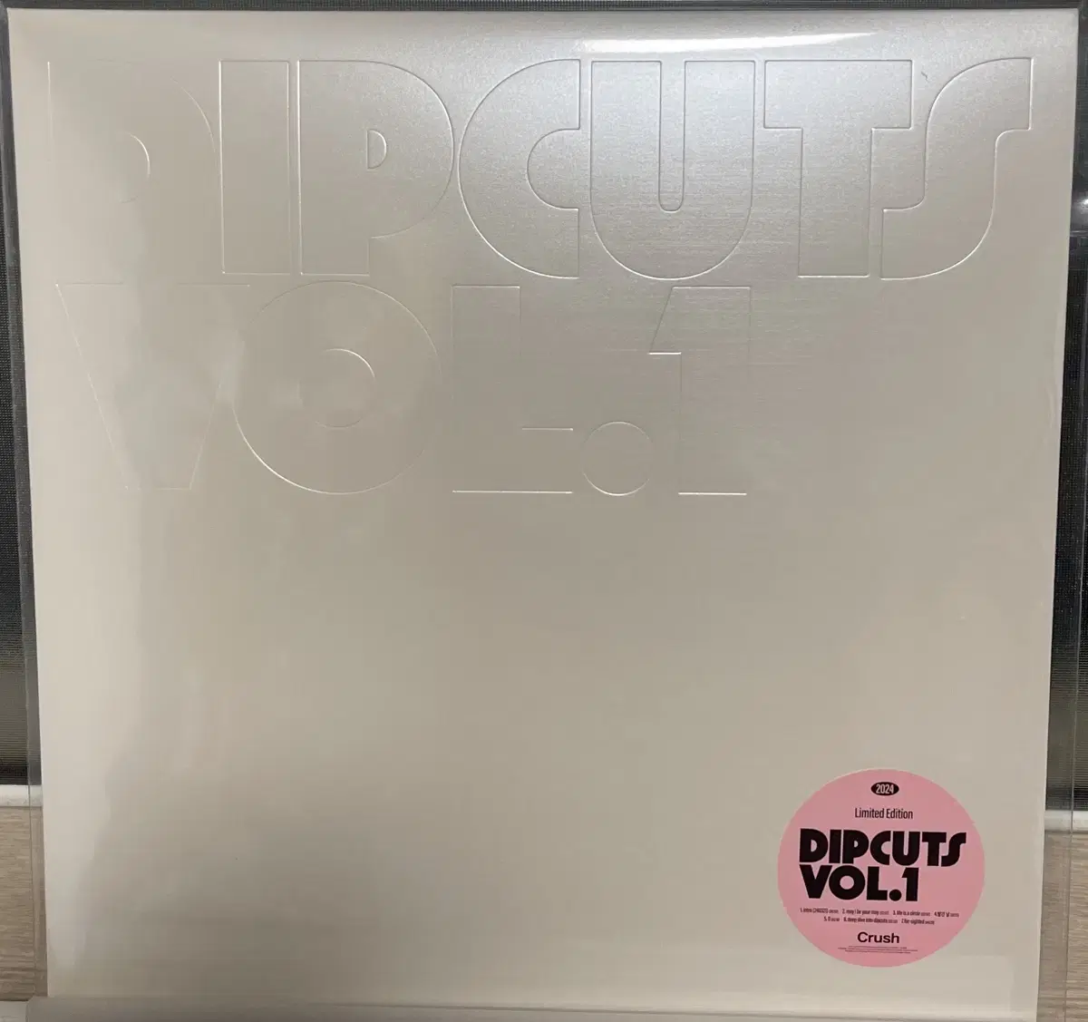 크러쉬 dip cuts vol. 1 미개봉 lp