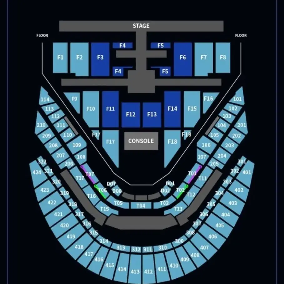 (원가이하양도구해요) nct127 콘서트 원가이하 양도 3층