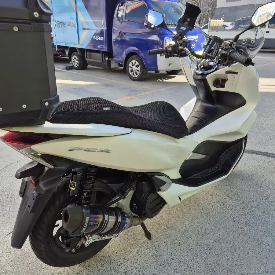 Pcx150 더뉴모델 ABS 19년형 머플러구변 배달셋팅 팝니다