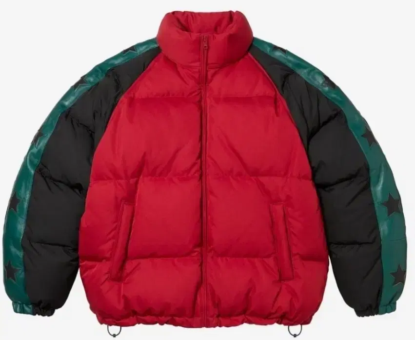 Supreme Star Sleeve Down Puffer Jacket Red - 23FW