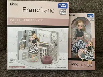 Francfranc 리카짱 다이닝 룸 인형