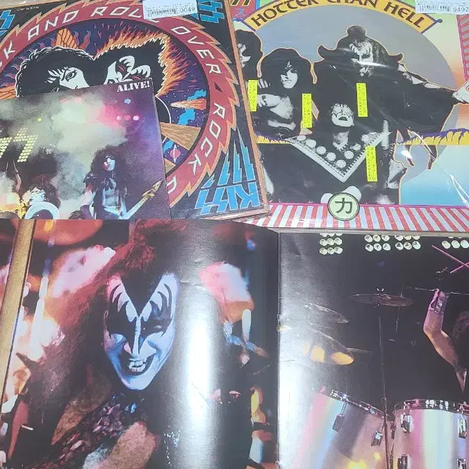 (급처)kiss lp와 iron maiden lp 팝니다