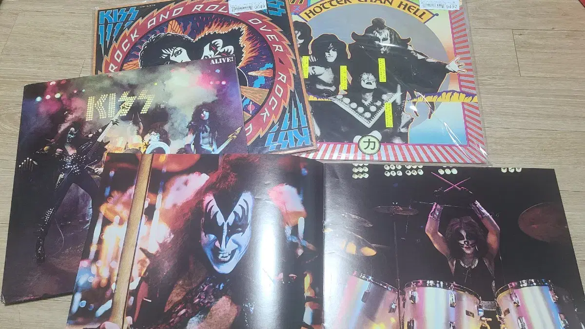 (급처)kiss lp와 iron maiden lp 팝니다