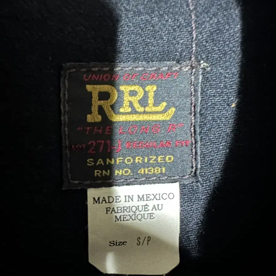 RRL LOT271 S사이즈