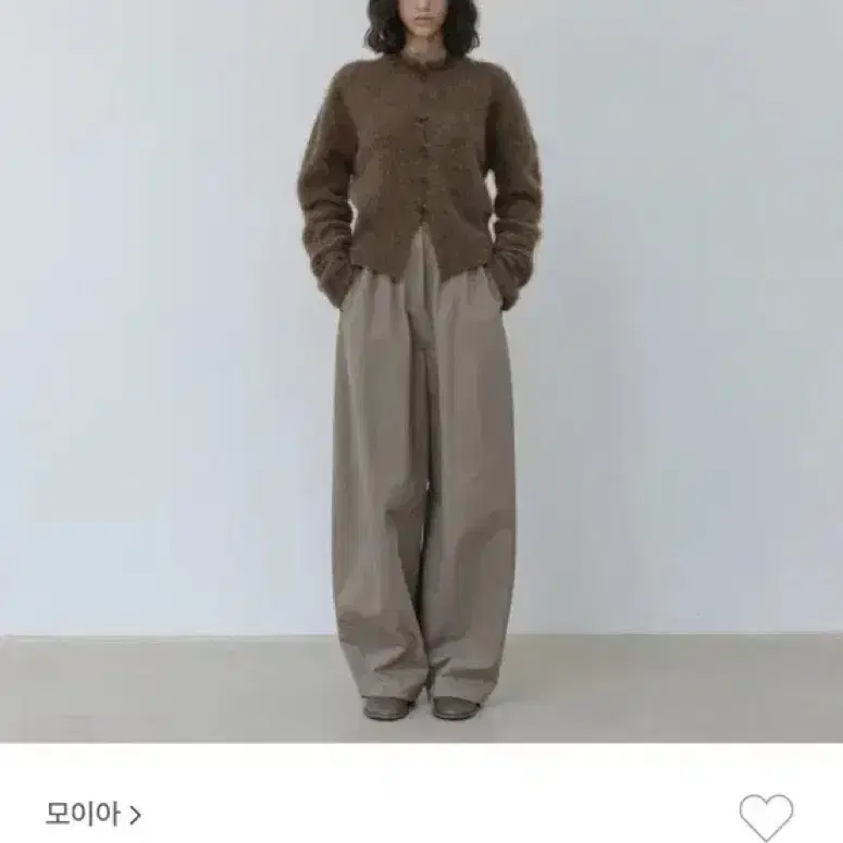 모이아 모크넥 가디건 moia