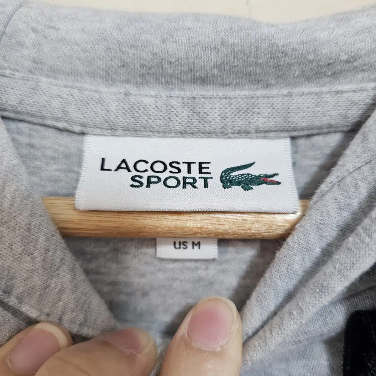 [LACOSTE SPORT] 라코스테스포츠 포켓 후드티