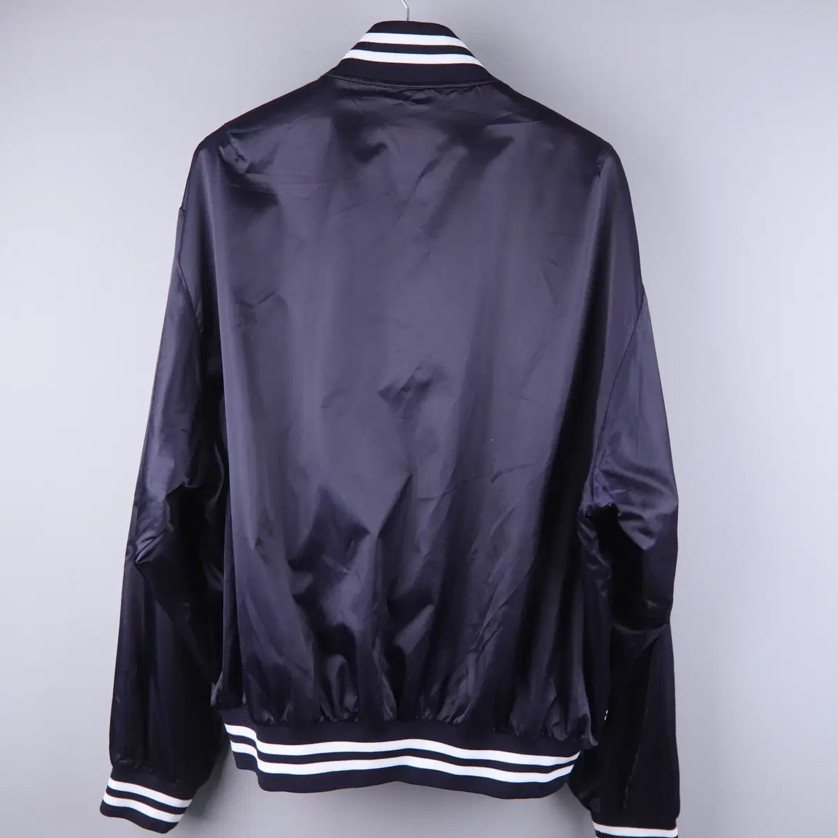 디스이즈네버댓 자켓 SatinVarsityJacketNavy (XL)