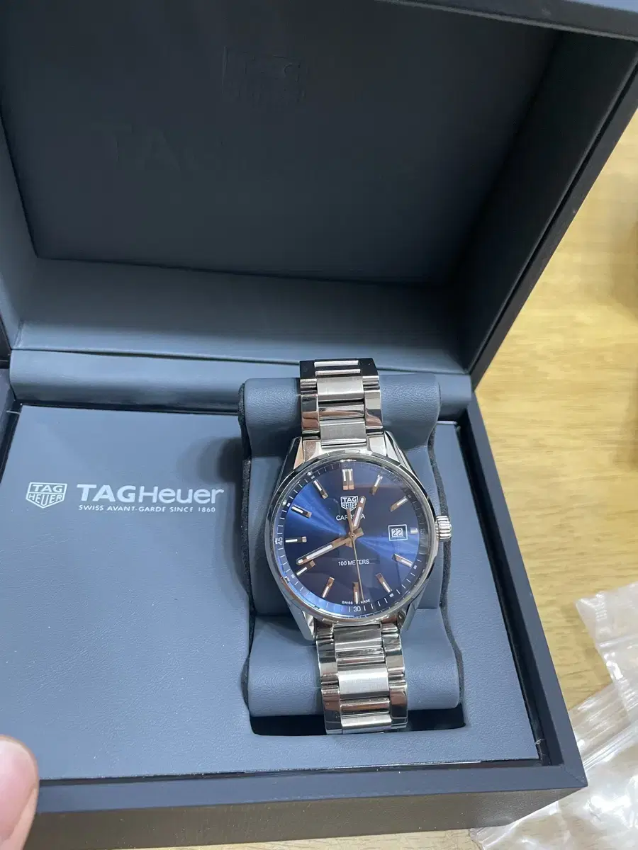 TAG Heuer Carrera Quartz 39mm TagsWatch Blue Plate,Full Box