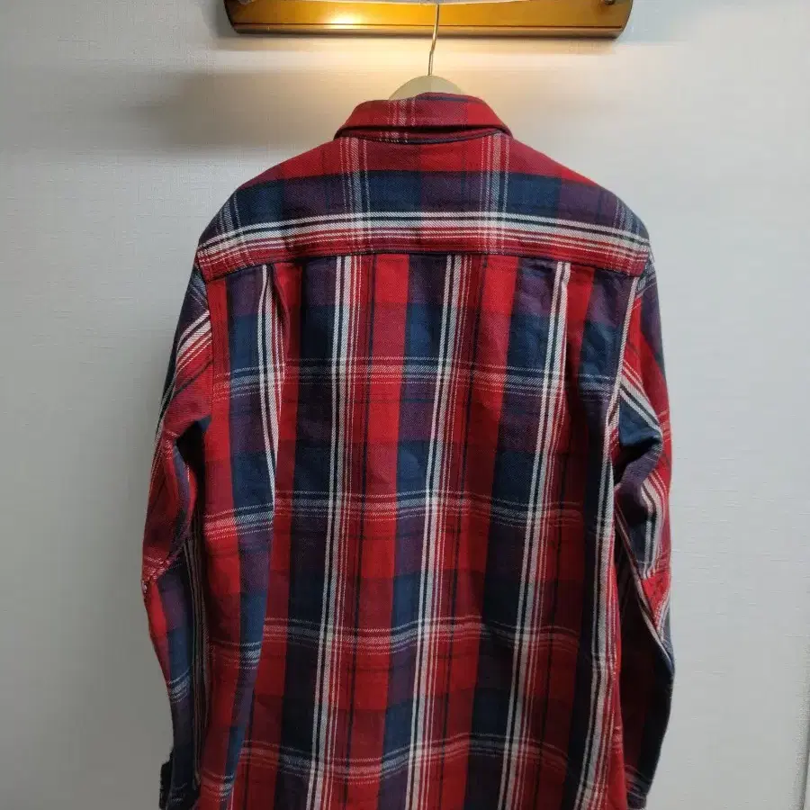 M) 데님인디고마스터 Heavy Flannel CPO Shirt 팝니다