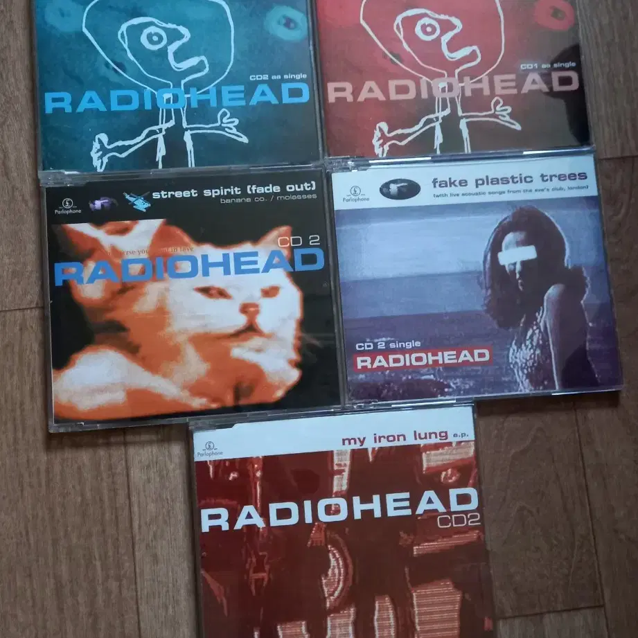 radiohead cd 라디오헤드 영국반 수입 시디 일괄