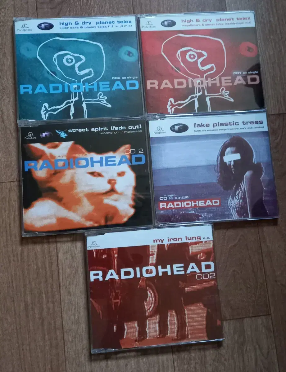 radiohead cd 라디오헤드 영국반 수입 시디 일괄